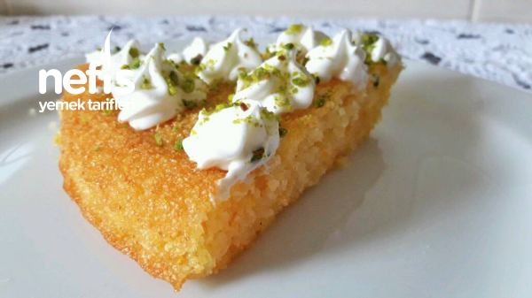 Tart Kalıbında Portakallı Revani