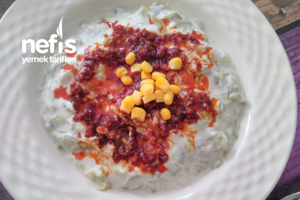 Yoğurtlu Taze Fasulye Mezesi (Serin Salata)