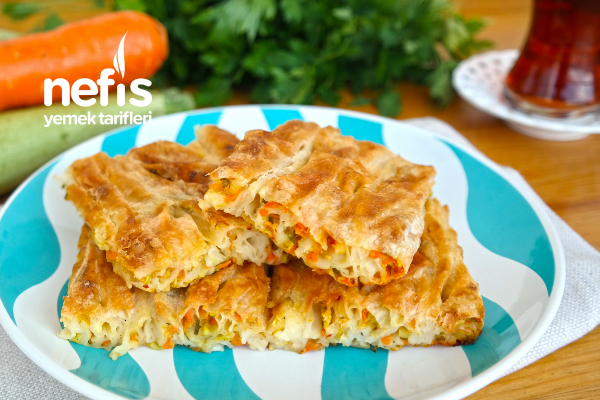 Kabaklı Kırma Börek Nasıl Yapılır? Denenmiş birebir tarifi Nefis