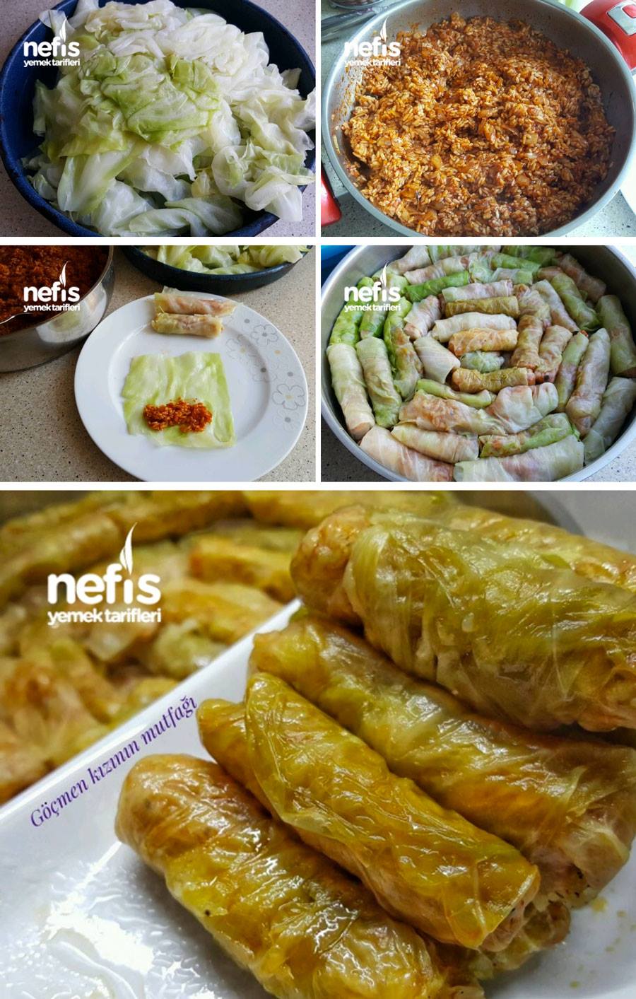Kıymalı Lahana Sarması Tarifi Videosu Kıymalı Lahana Sarması Tarifi Videosu