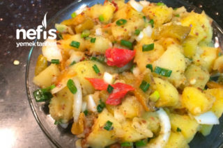 Köz Biberli Patates Salatası Tarifi