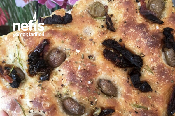 Ekşi Mayalı İtalyan Ekmeği Fokaça (Focaccia)