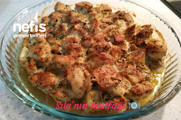 Fırında Soslu Kuşbaşı Tavuk Nefis Yemek Tarifleri