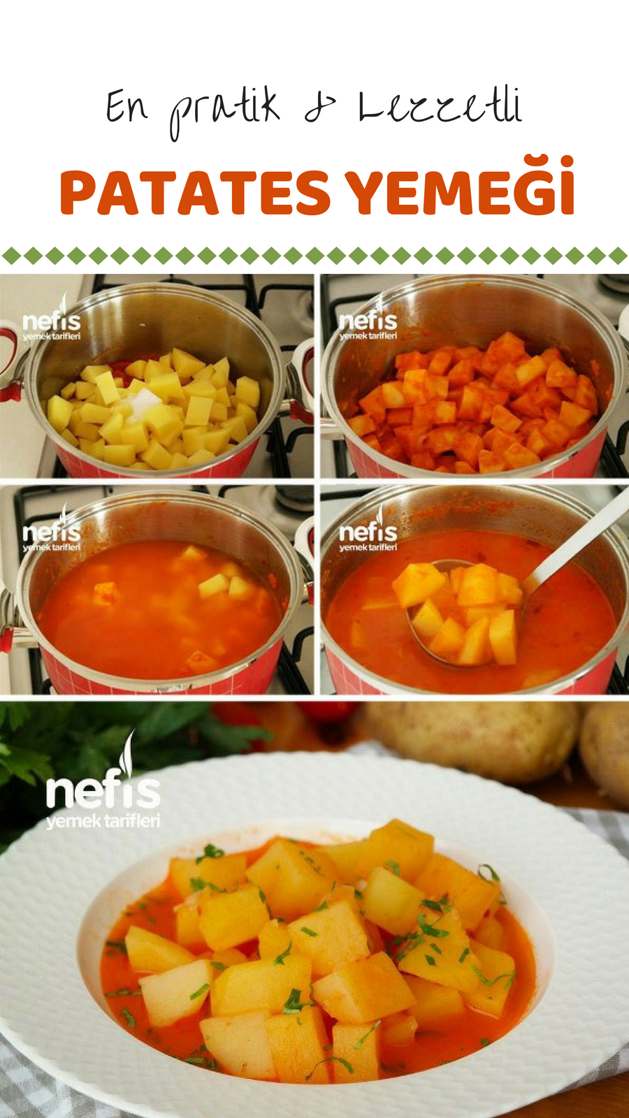Patates Yemeği Tarifi Patates Yemeği Tarifi