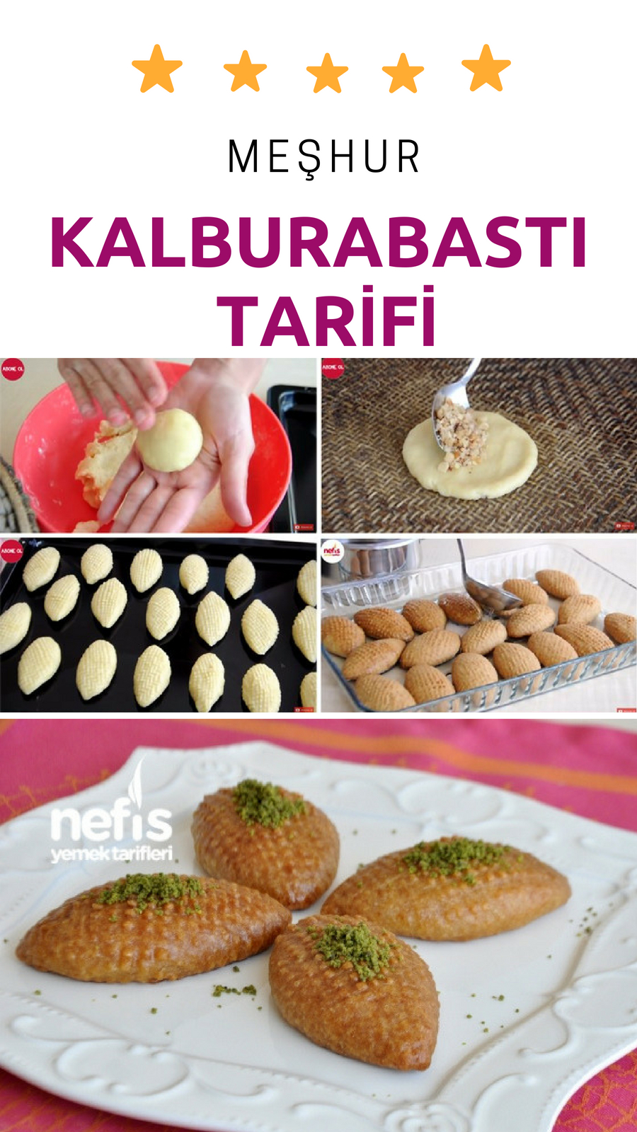 KALBURA BASTI TATLISI TARİFİ KALBURA BASTI TATLISI TARİFİ