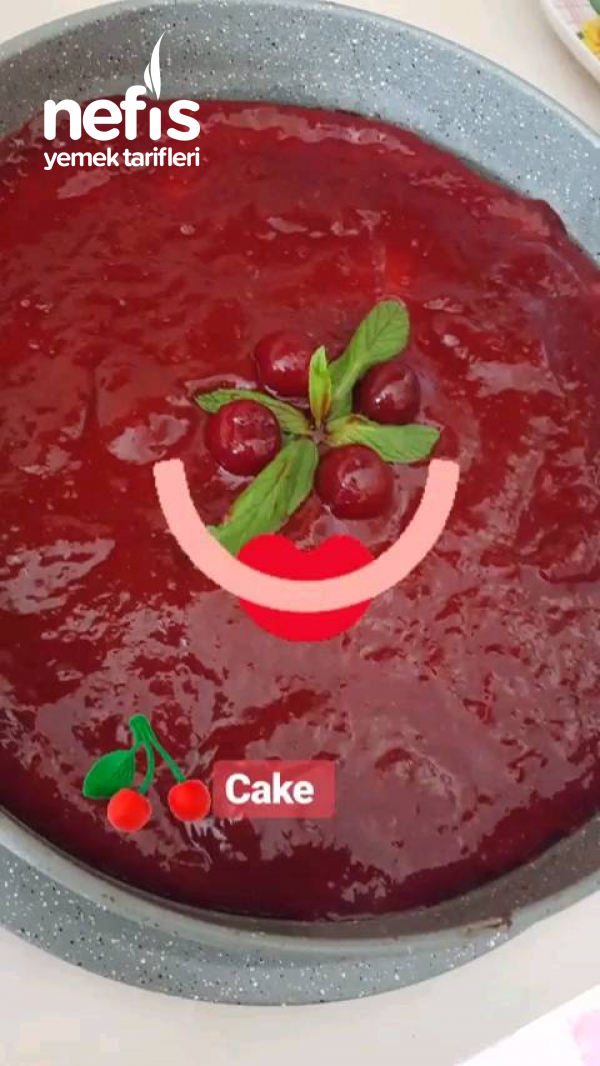 Vişneli İrmikli Pasta Nefis Yemek Tarifleri 4847757