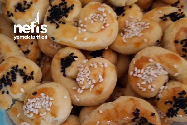 Tuzlu Pastane Kurabiyesi (Bayatlamayan) Nefis Yemek Tarifleri 4864935