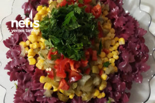 Renkli Makarna Salatası Tarifi