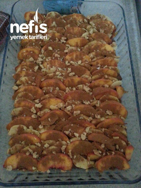 Elmalı Şeftalili Kek Nefis Yemek Tarifleri