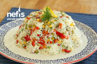 En sevdiğim tariflerimden Pirinç Salatası (videolu) Tarifi