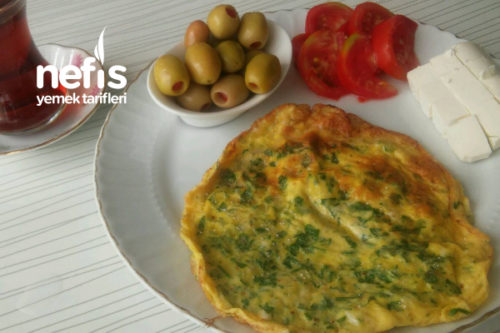 Karatay Mutfağı Kitabından/Maydanozlu Omlet (Karatay Diyeti) Tarifi