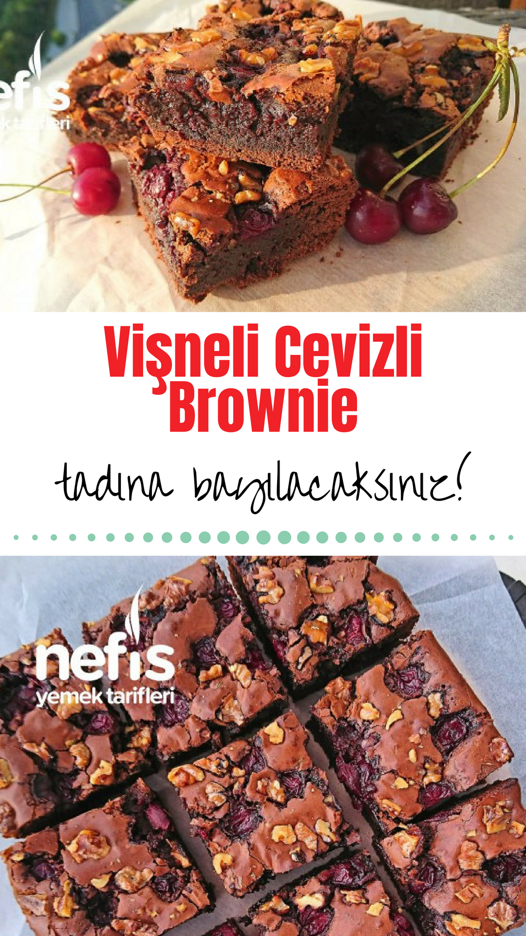 Vişneli Brownie Tarifi Vişneli Brownie Tarifi