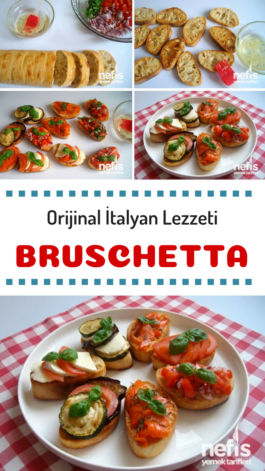 Domates ve Fesleğenli Bruschetta Tarifi – Aperatif Tarifler Domates ve Fesleğenli Bruschetta Tarifi – Aperatif Tarifler