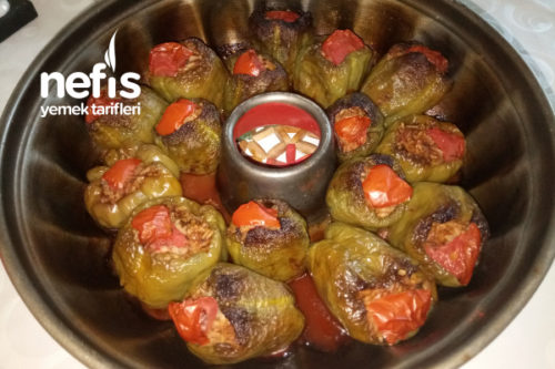 Kek Kalıbında Zeytinyağlı Dolma Tarifi