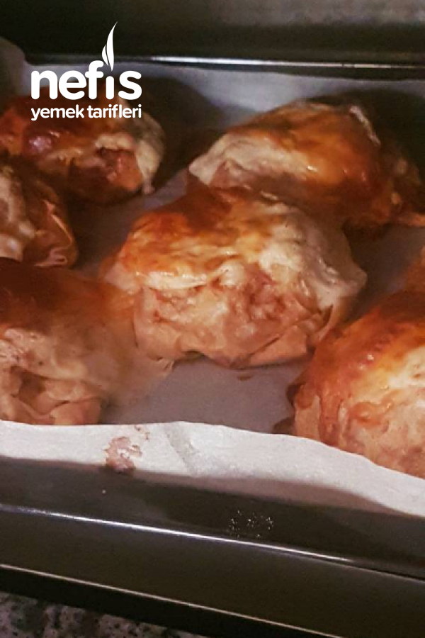 Tavuklu Mantarlı Sultan Kebabı (hazır Yufkadan)