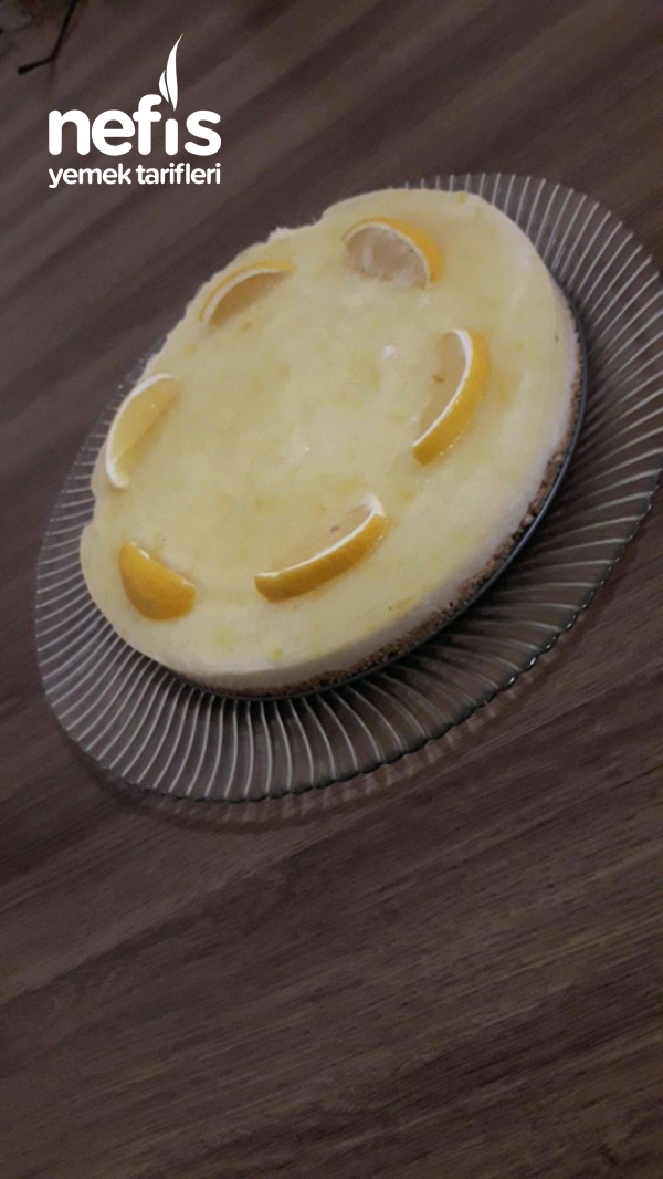 Limon Soslu Irmik Tatlısı(cheesecake Görünümlü)