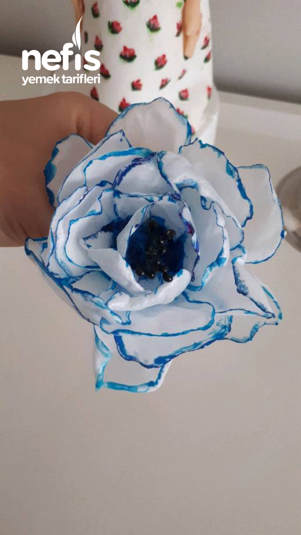 Yenilebilir Kağıttan Çiçek Yapımı