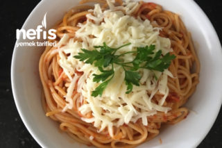 Domatesli Spagetti Makarna Tarifi