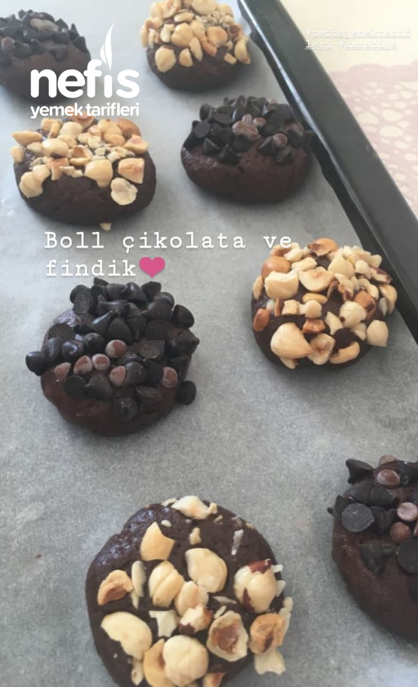 Çikolatalı Fındıklı Kurabiye Nefis Yemek Tarifleri 4926626