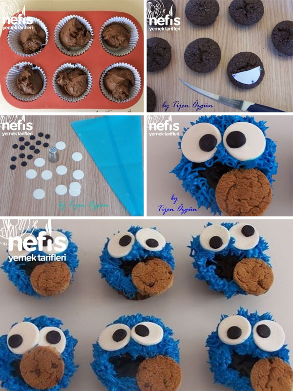 Kurabiye Canavarı Cupcake Nefis Yemek Tarifleri Lezzetlibiryer