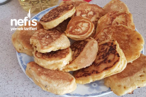 Pratik Kahvaltılık Peynirli Pankek Tarifi