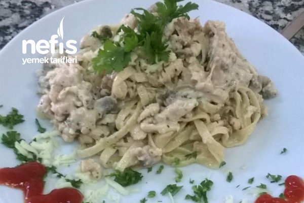 alfredo soslu fettucini makarna parmak yedirtir nefis yemek tarifleri