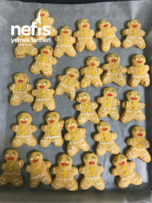 Tarçınlı Zencefilli Kurabiye Adam (Gingerbread Cookies) Nefis Yemek