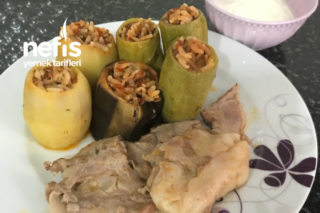 Kuzu Etli Karışık Dolma Tarifi