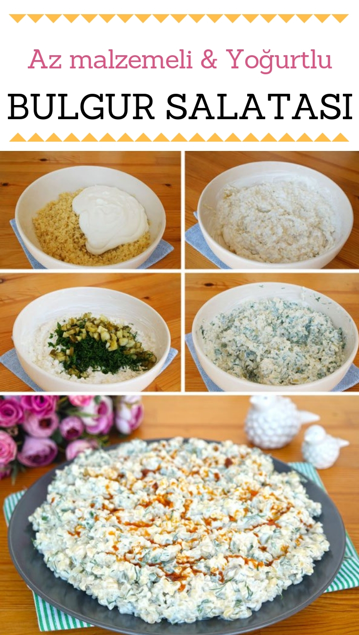 YOĞURTLU BULGUR SALATASI TARİFİ YOĞURTLU BULGUR SALATASI TARİFİ