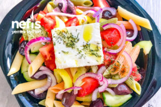 Makarnalı Yunan Salatası Tarifi