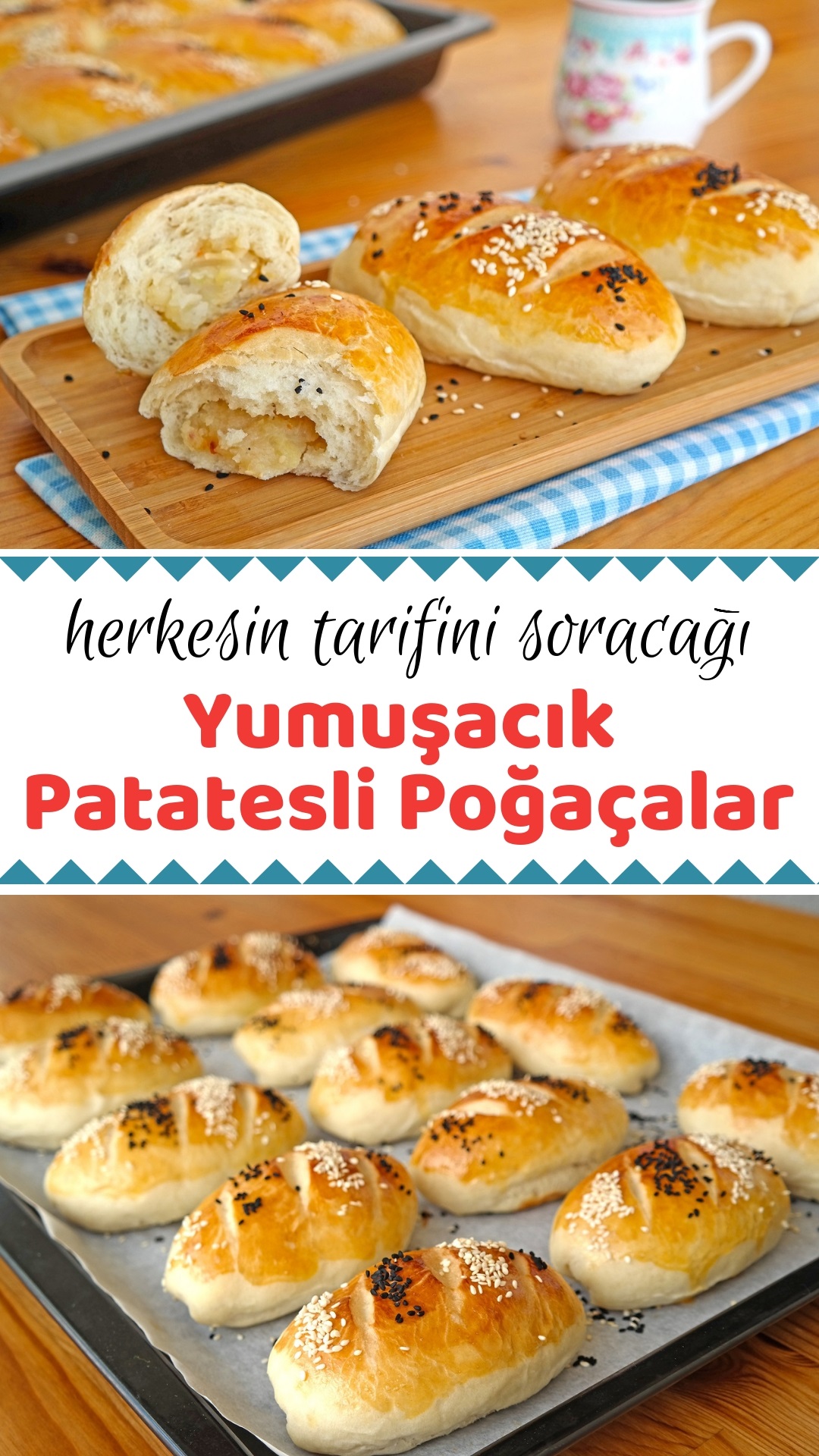 Patatesli Çabuk Poğaça Tarifi Patatesli Çabuk Poğaça Tarifi