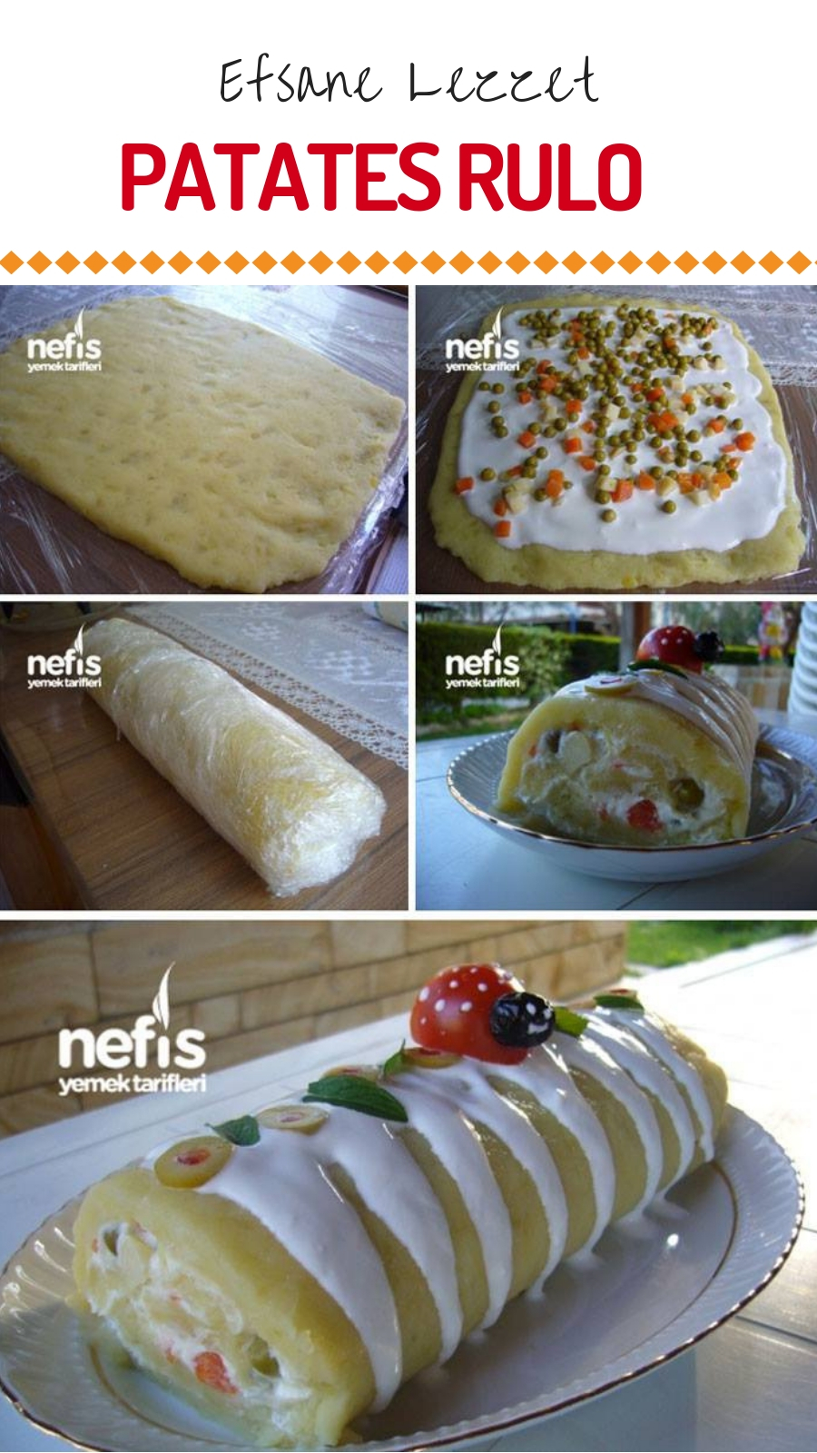 Rulo Patates Salatası Tarifi Videosu Rulo Patates Salatası Tarifi Videosu