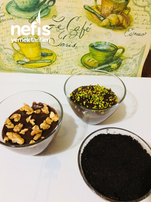 Ev Yapımı Pudingli Bisküvili Tatlı Nefis Yemek Tarifleri