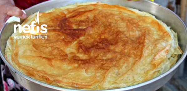 Selanik Karacaova Usulü Sütlü Börek (Sütlü Pide)