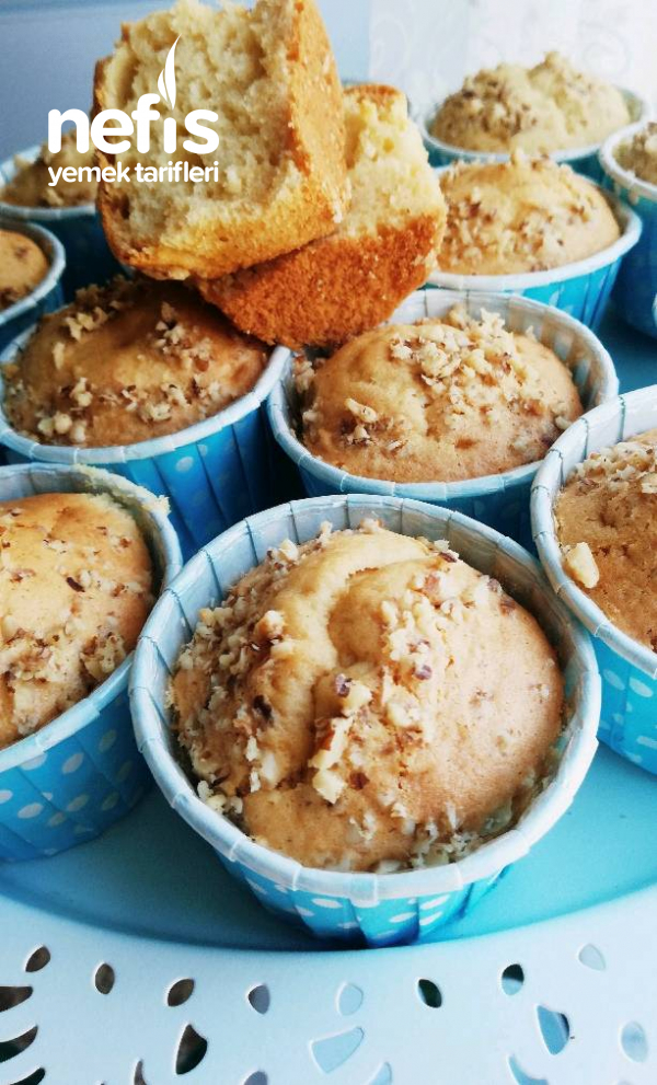 Cup Kek (Sade Üzeri Cevizli) Nefis Yemek Tarifleri