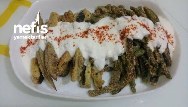 Mısır Unlu Patlıcan&fasülye Kızartması..