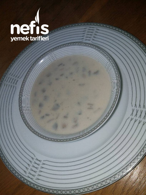 Kremalı Mantar Çorbası.