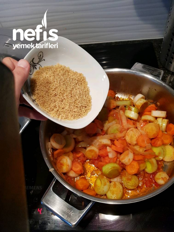 Repas de poireau diététique