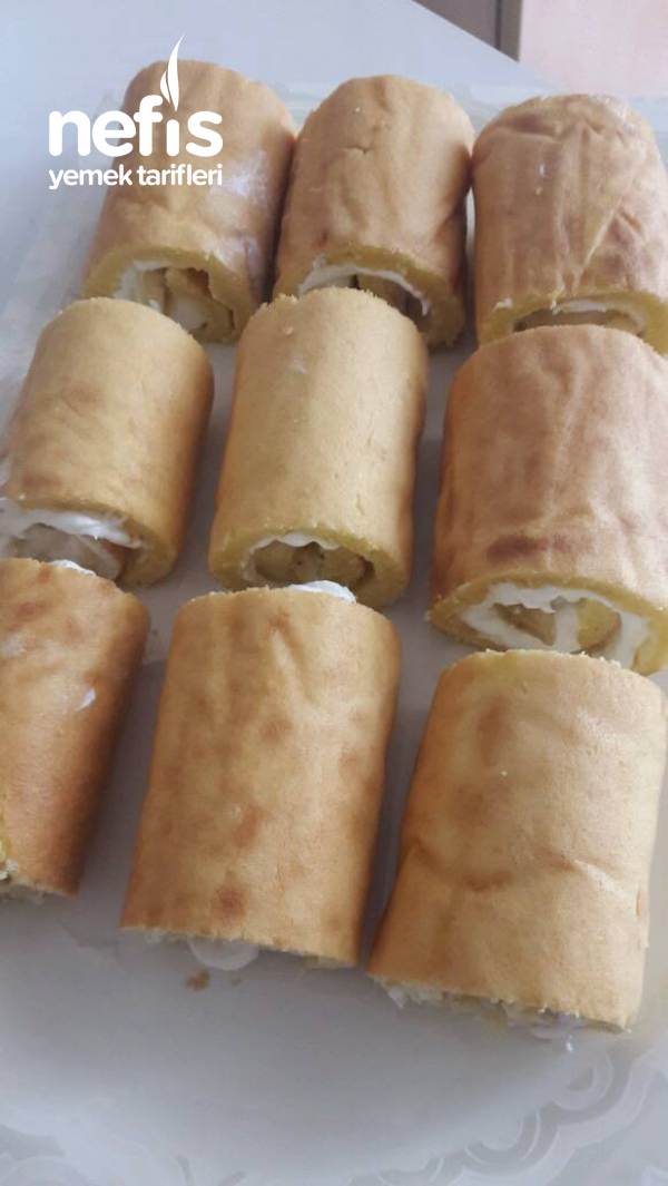 Pastane Usulu Mini Rulo Pasta Nefis Yemek Tarifleri
