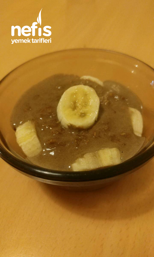 Puding Tadında Yulaf Lapası