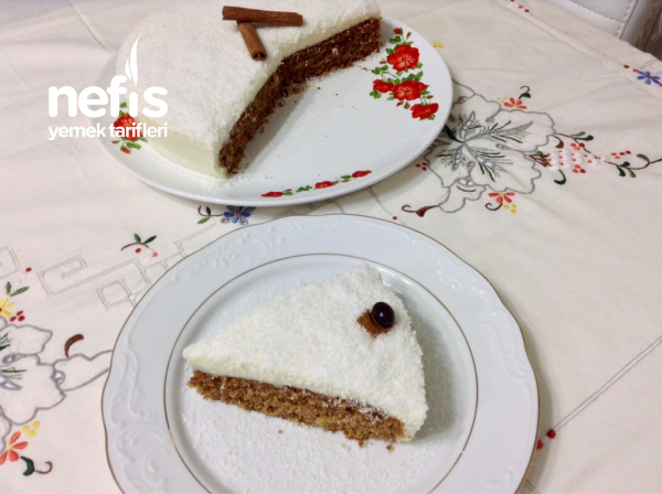 Enfes Kremalı Havuçlu Tarçınlı Cevizli Kek Nefis Yemek Tarifleri