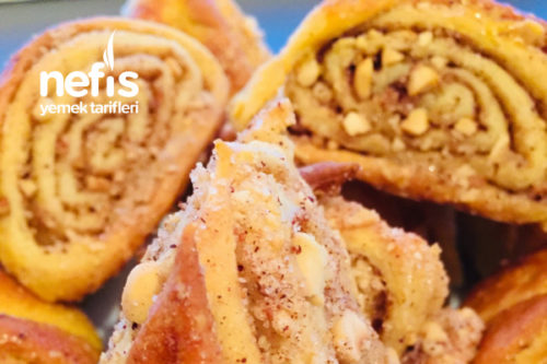 Fındıklı Tarçınlı Çörek Tarifi Videosu Fındıklı Tarçınlı Çörek Tarifi Videosu