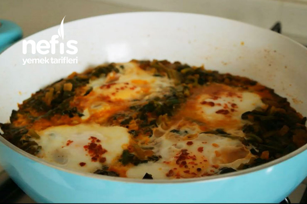 Yumurtalı Ispanak Tarifi (videolu)