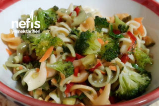 Sebzeli Makarna Salatası Tarifi