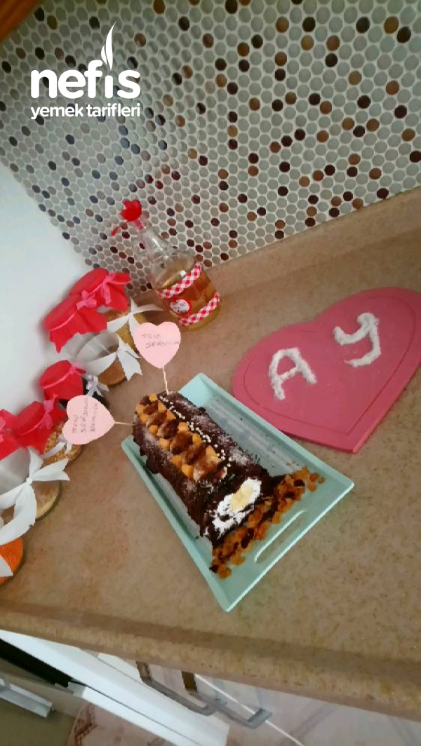 Yumoş Rulo Pasta # Evlilik Yıl Dönümüne Özel#