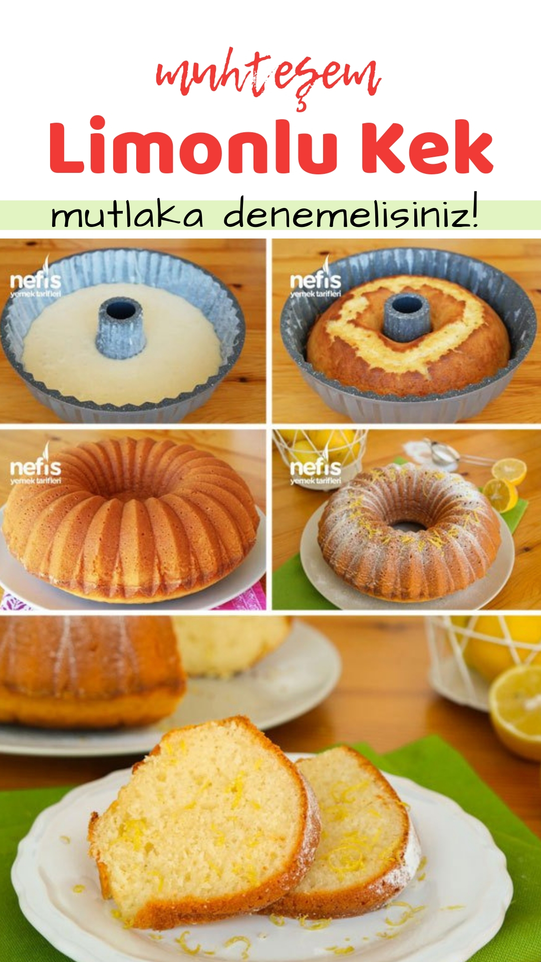 Üzümlü Cevizli Limonlu Kek Yapılışı Videosu Üzümlü Cevizli Limonlu Kek Yapılışı Videosu