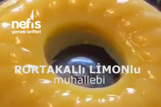 Portakal - Limon Jöleli Muhallebi Tarifi