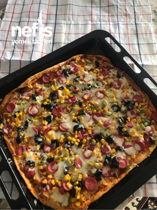 Pizza Tarifi(2 Tepsilik Çıkıyor)