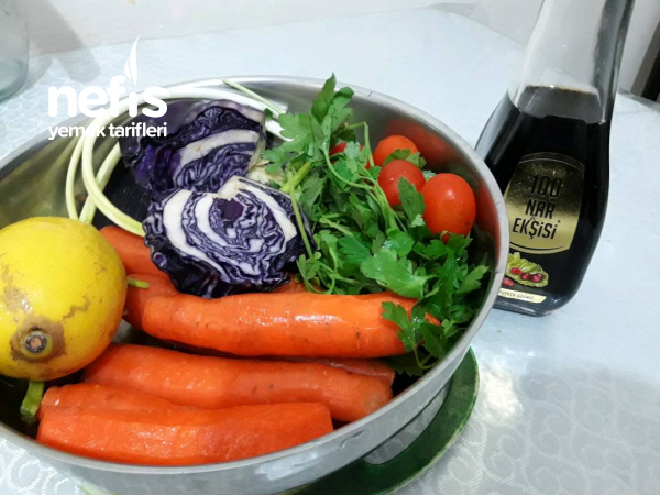 Kış Salatası ( Nar Ekşili, Vitamin Deposu)