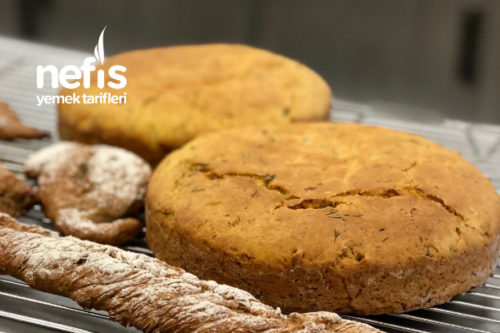Taze Baharatlı Ve Yoğurtlu Mısır Ekmeği Tarifi